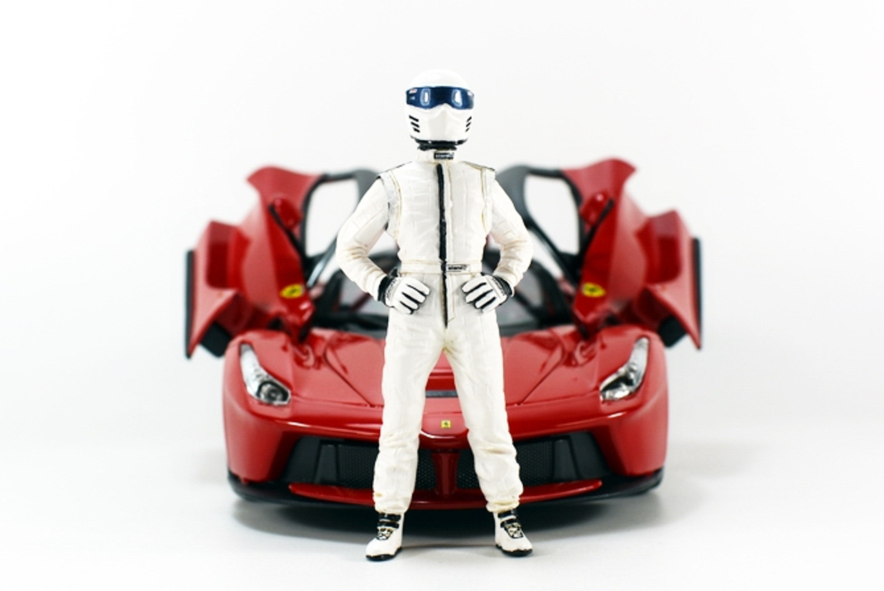1/18 Top Gear TopGear I am the Stig Figure White (car model not included)