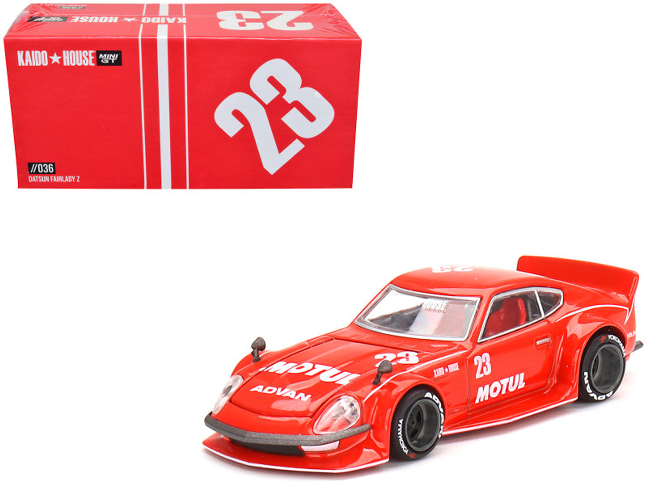 1/64 Kaido House & Mini GT Datsun KAIDO Fairlady Z MOTUL V V2 Limited  Edition Diecast Car Model