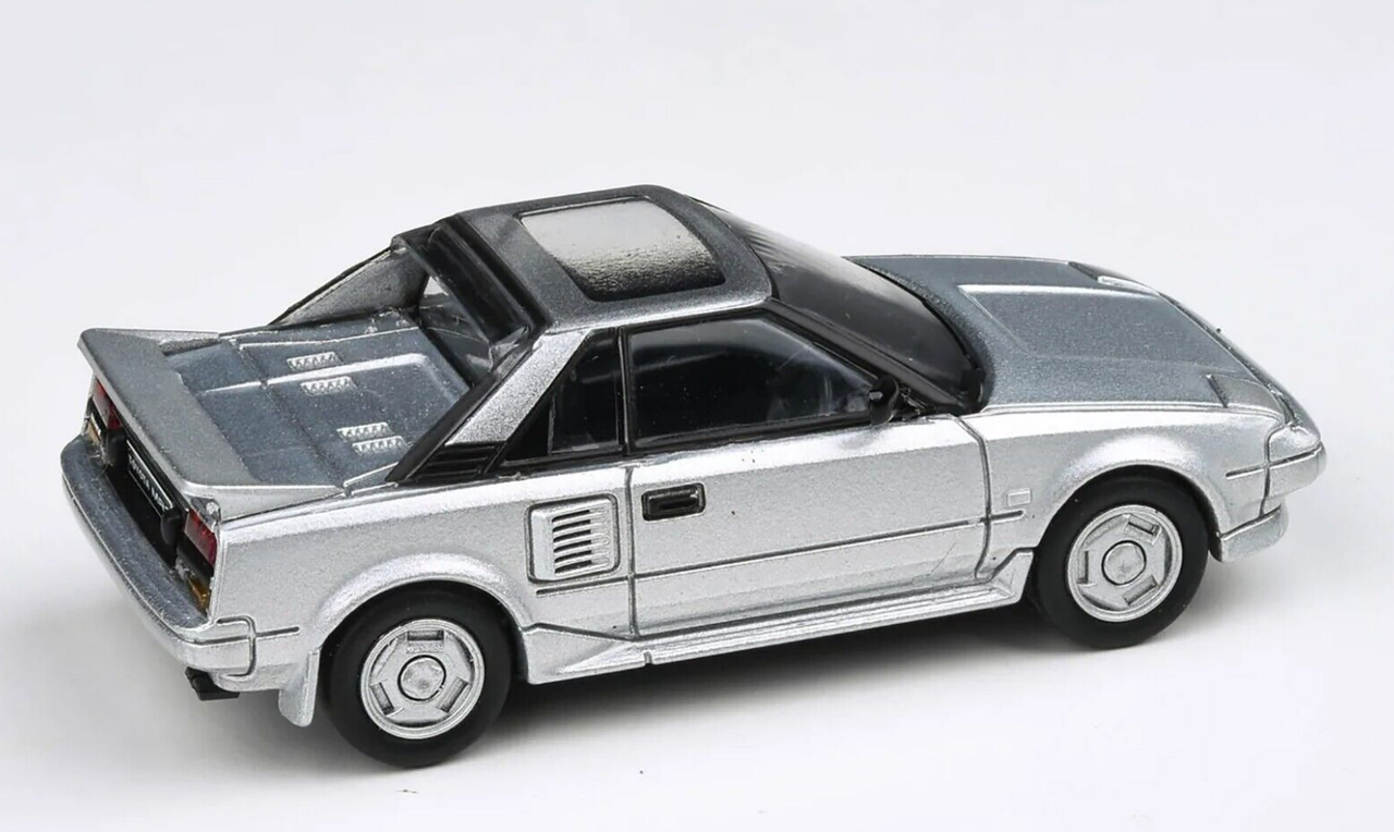 1/64 Paragon 1985 Toyota MR2 Mk1 (Super Silver Metallic) Diecast Car Model