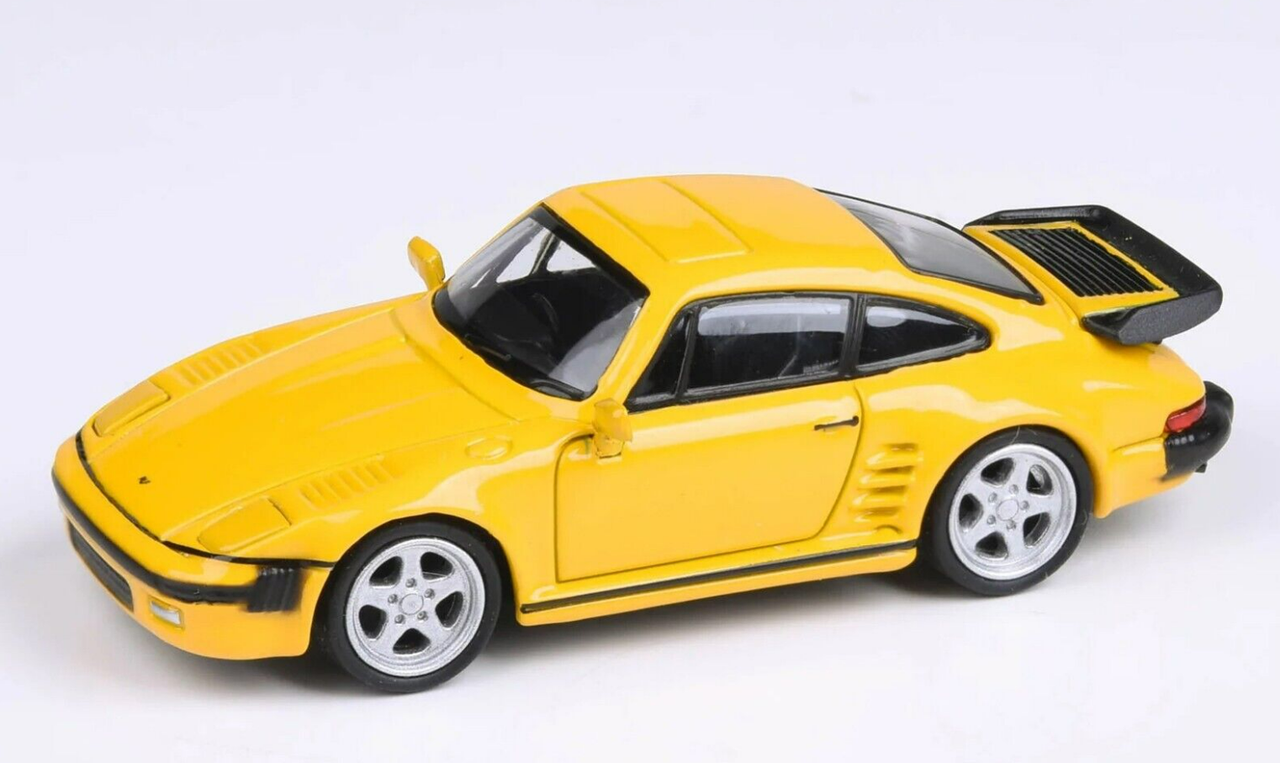 1/64 Paragon 1986 Porsche RUF BTR Slantnose (Blossom Yellow) Diecast Car Model