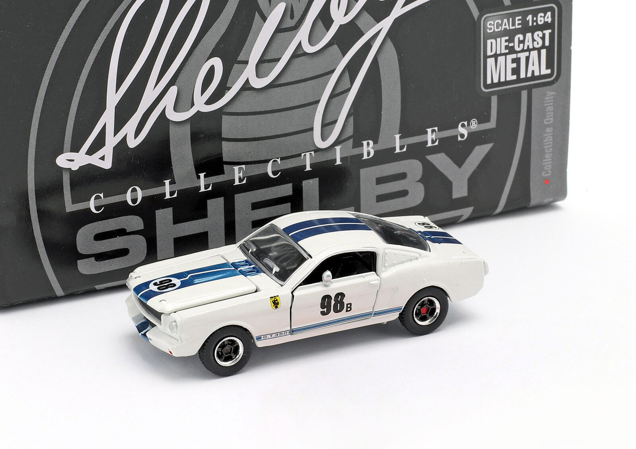 1/64 Shelby Collectibles 1965 Shelby GT-350R #98B Racing Version Diecast Car Model