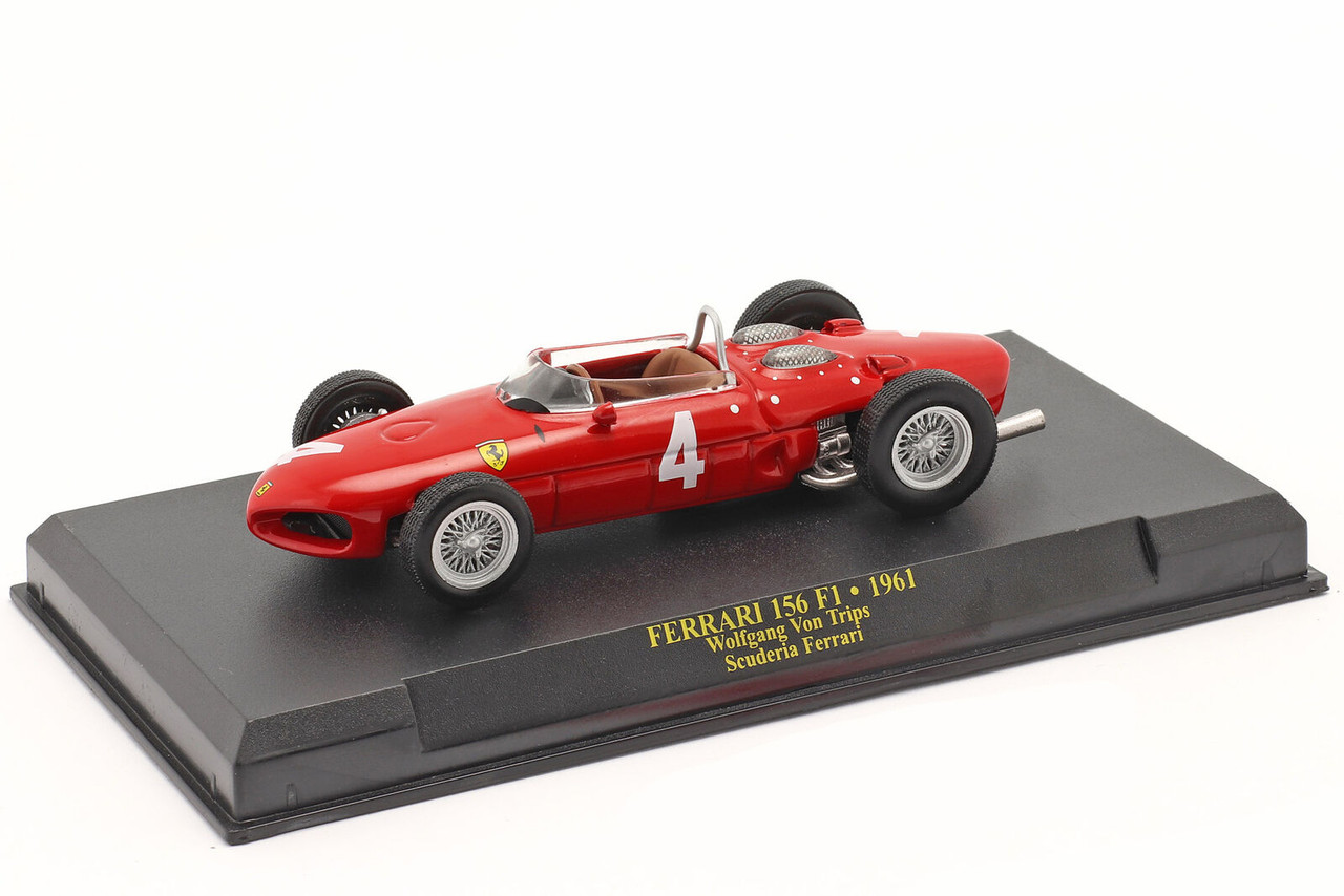 1/43 Altaya 1961 Formula 1 Scuderia Ferrari SpA SEFAC Wolfgang Graf Berghe Von Trips #4 Car Model