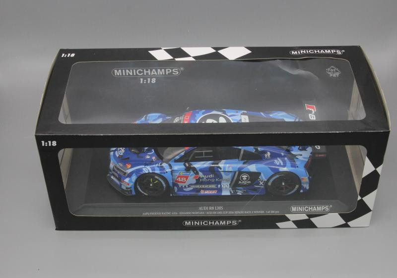 1/18 Minichamps Audi R8 LMS #48 Edoardo Mortara Winner Audi R8 LMS