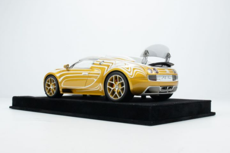 Bugatti Record Car 1938 – Résine 1/43 Par HENNY V/d OEVER – Modèle De Collection