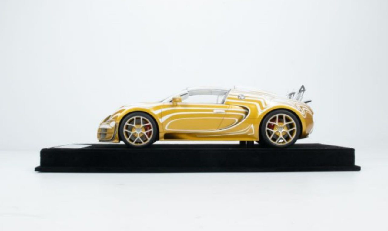 1/18 HH Model Bugatti Veyron Gold Ceramic ( Limit 20 Pieces)
