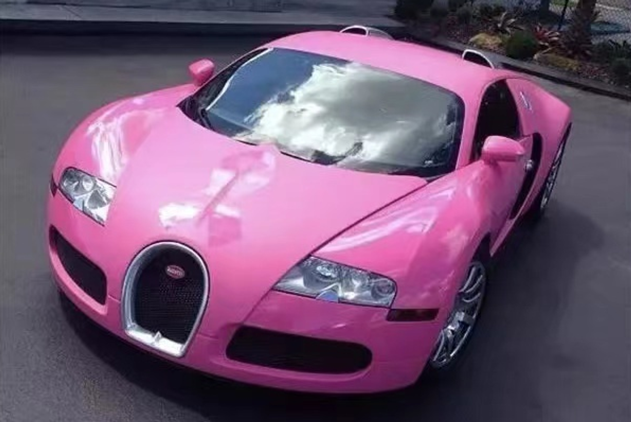 bugatti veyron black and pink