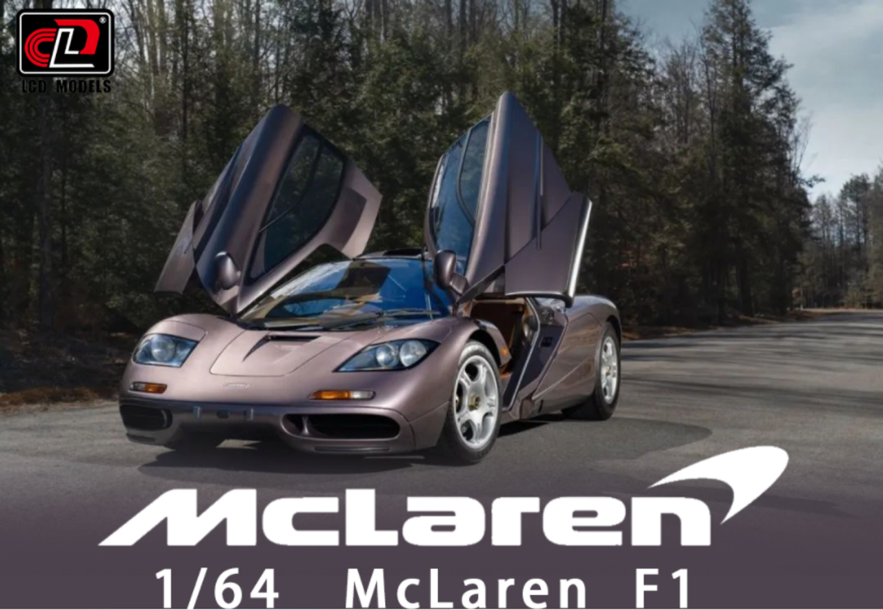  1/64 LCD McLaren F1 Blue Diecast Car Model