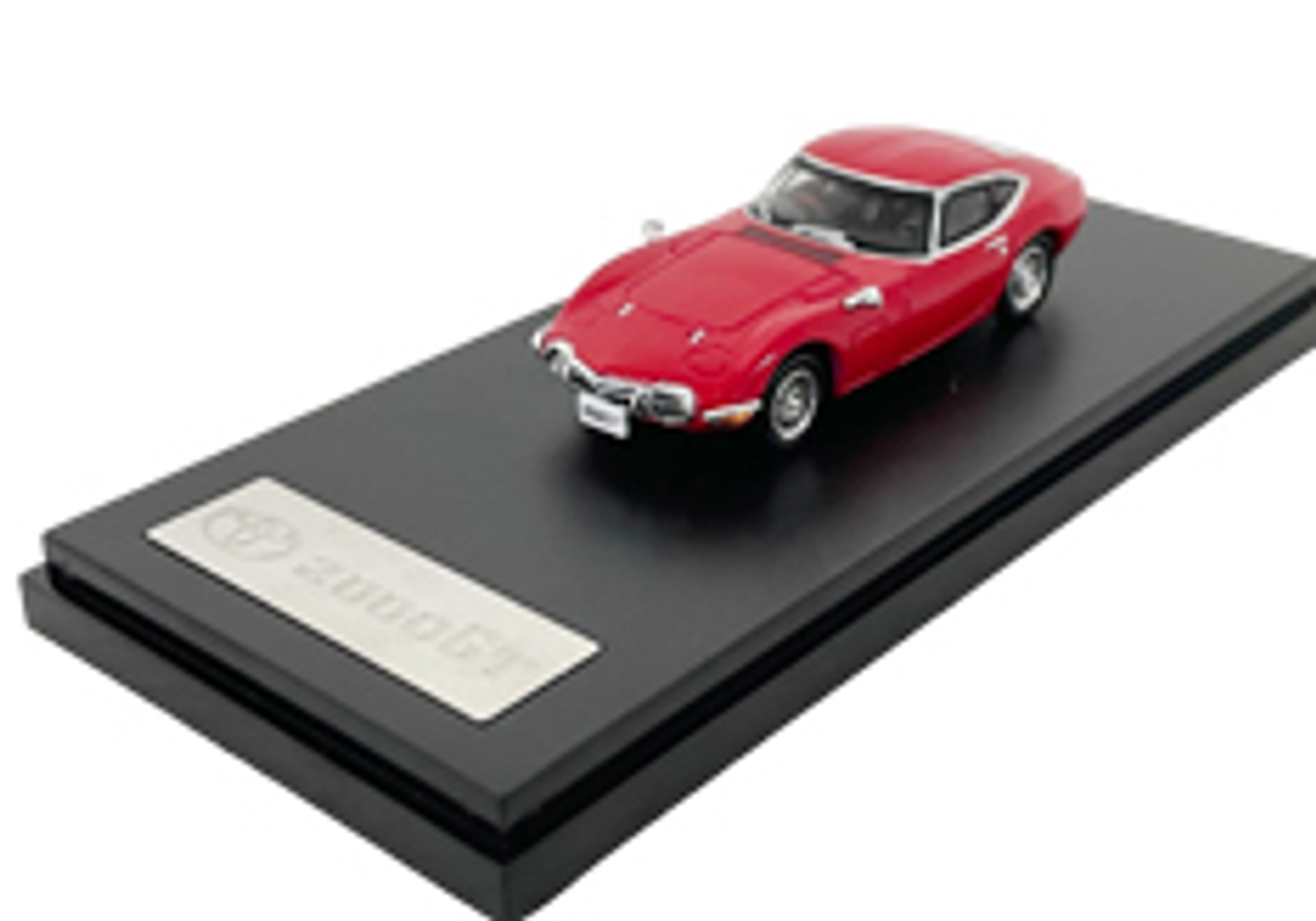 1/64 LCD TOYOTA 2000GT Red Diecast Car Model