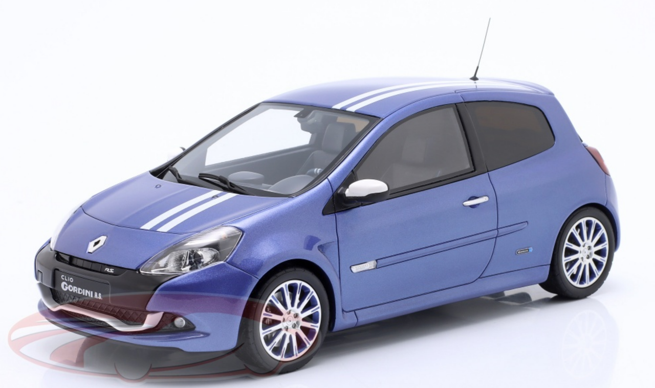 1/18 OTTO 2012 Renault Clio 3 RS (Blue) Resin Car Model