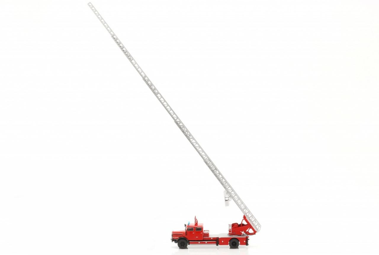 1/43 Altaya Krupp DL52 Metz Fire Department with Turntable Ladder (Red) Car Model