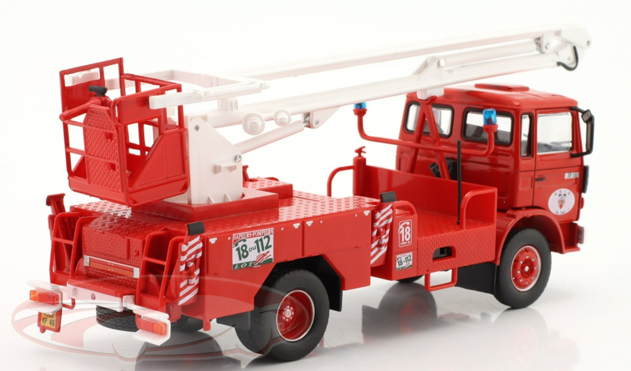 1/43 Altaya Renault VI JP 11 Fire Department with Rescue Basket Car Model