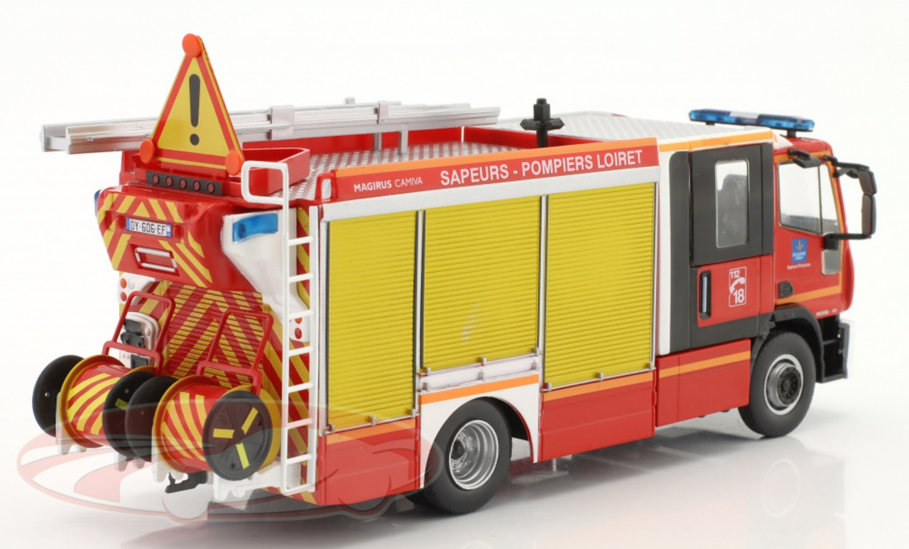 1/43 Altaya Iveco Eurocargo 180E28 FPT Camiva Fire Department Car Model