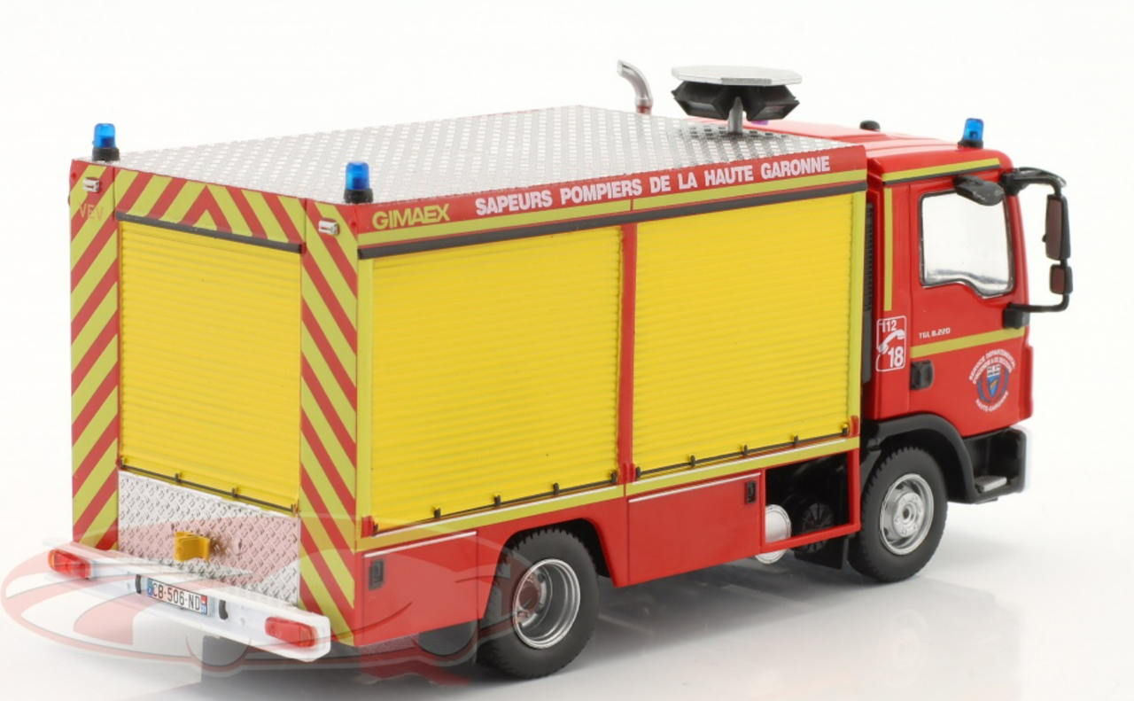 1/43 Altaya MAN TGL 8.220 Fire Department Haute Garonne Car Model