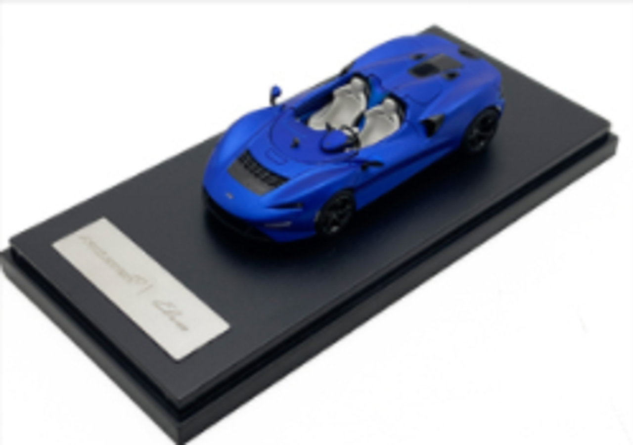 1/64 LCD McLaren ELVA Matte Blue Diecast Car Model