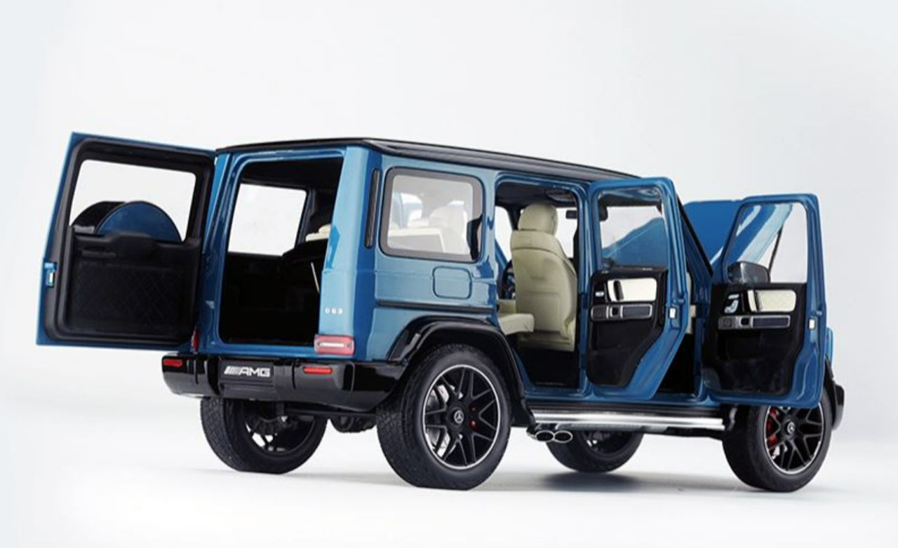 1/18 Minichamps Mercedes-Benz G-Class G63 AMG (Blue) Diecast Car Model Limited 300 Pieces