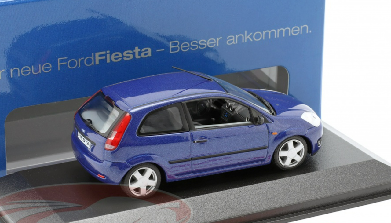1/43 Minichamps 2022 Ford Fiesta 3 door Bj (Blue Metallic) Car Model