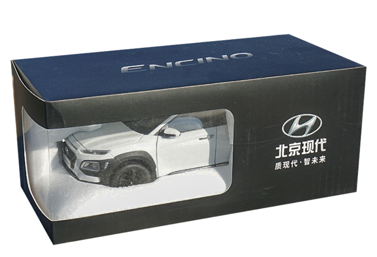 1/18 Dealer Edition Hyundai Kona / Encino (White) Diecast Car Model