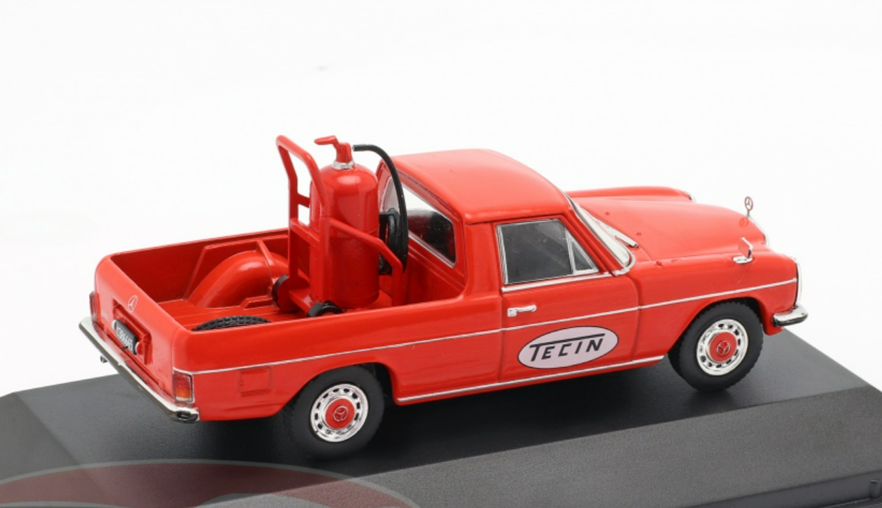 1/43 Altaya 1972 Mercedes-Benz 220D Pick-Up Tecin (Red) Car Model