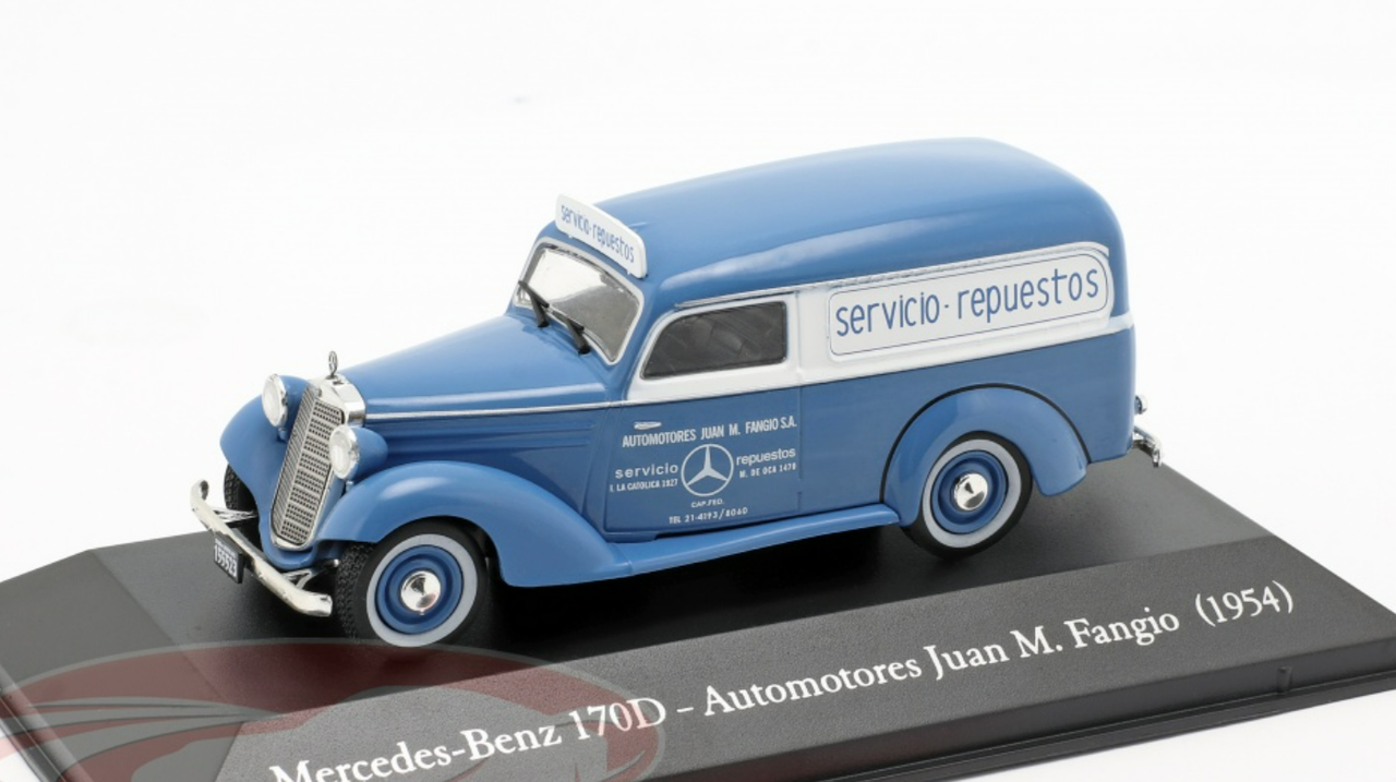 1/43 Altaya 1954 Mercedes-Benz 170D Automotores J. M. Fangio Car Model