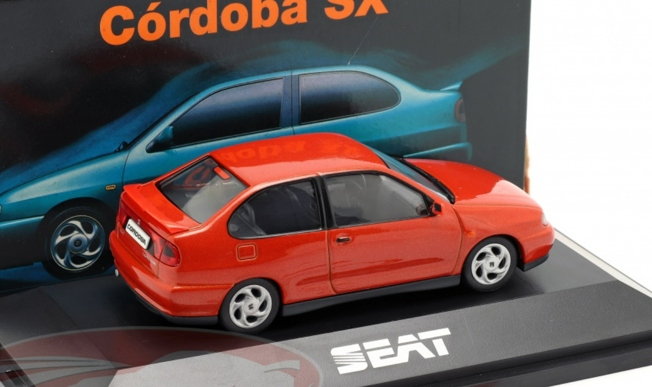 1/43 Seat 1996 Seat Cordoba SX (Orange Red Metallic) Car Model