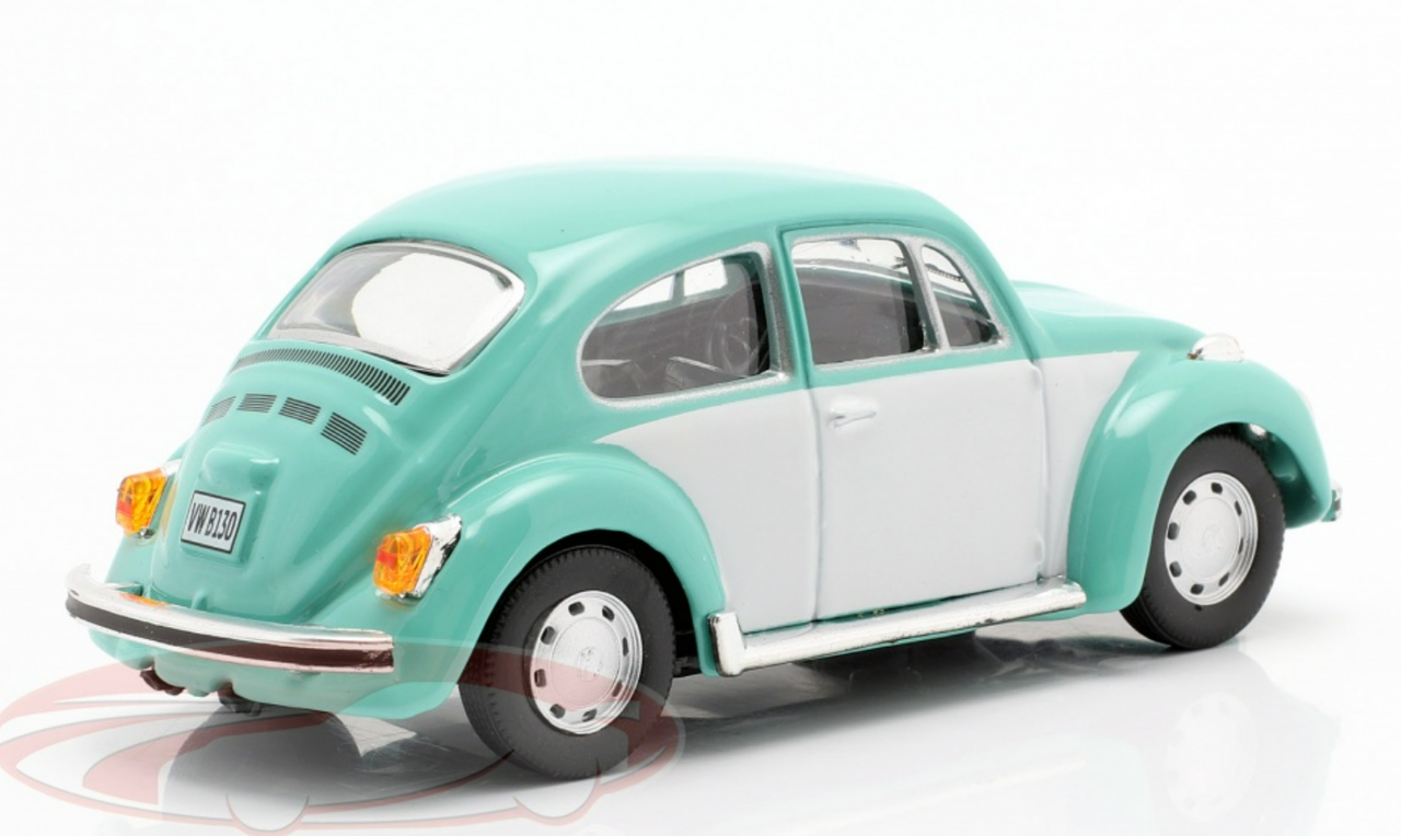 1/43 Cararama Volkswagen VW Beetle Classic (Turquoise & White) Car Model