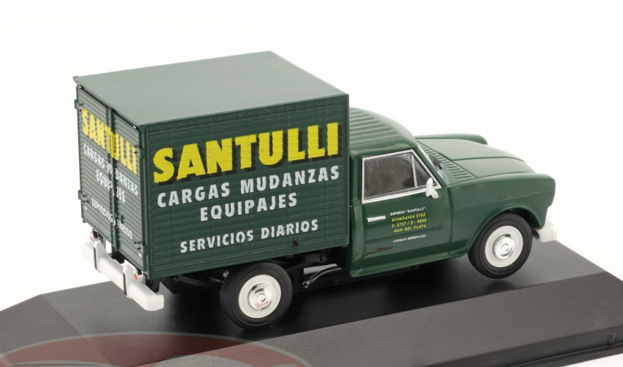 1/43 Hachette 1967 IME Rastrojero P64 Van Santulli (Green) Car Model