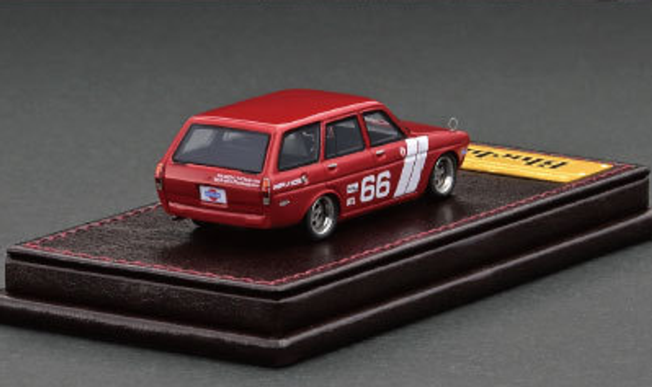 1/64 IG Model Datsun Bluebird (510) Wagon Red