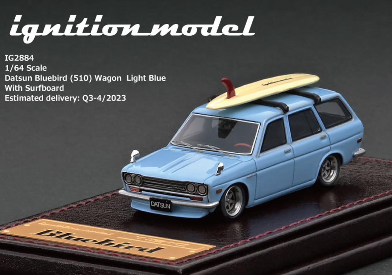 1/64 IG Model Datsun Bluebird (510) Light Blue