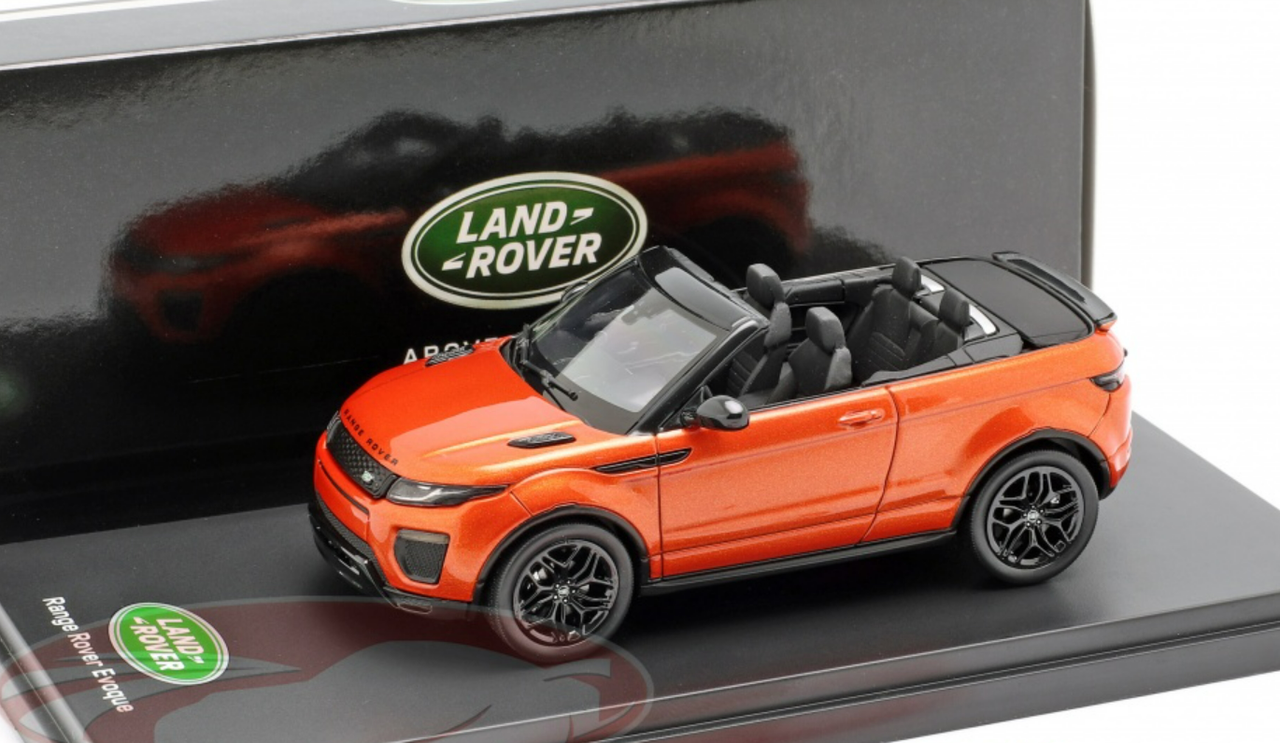 1/43 TSM Land Rover Range Rover Evoque Convertible (Phoenix Orange) Car Model