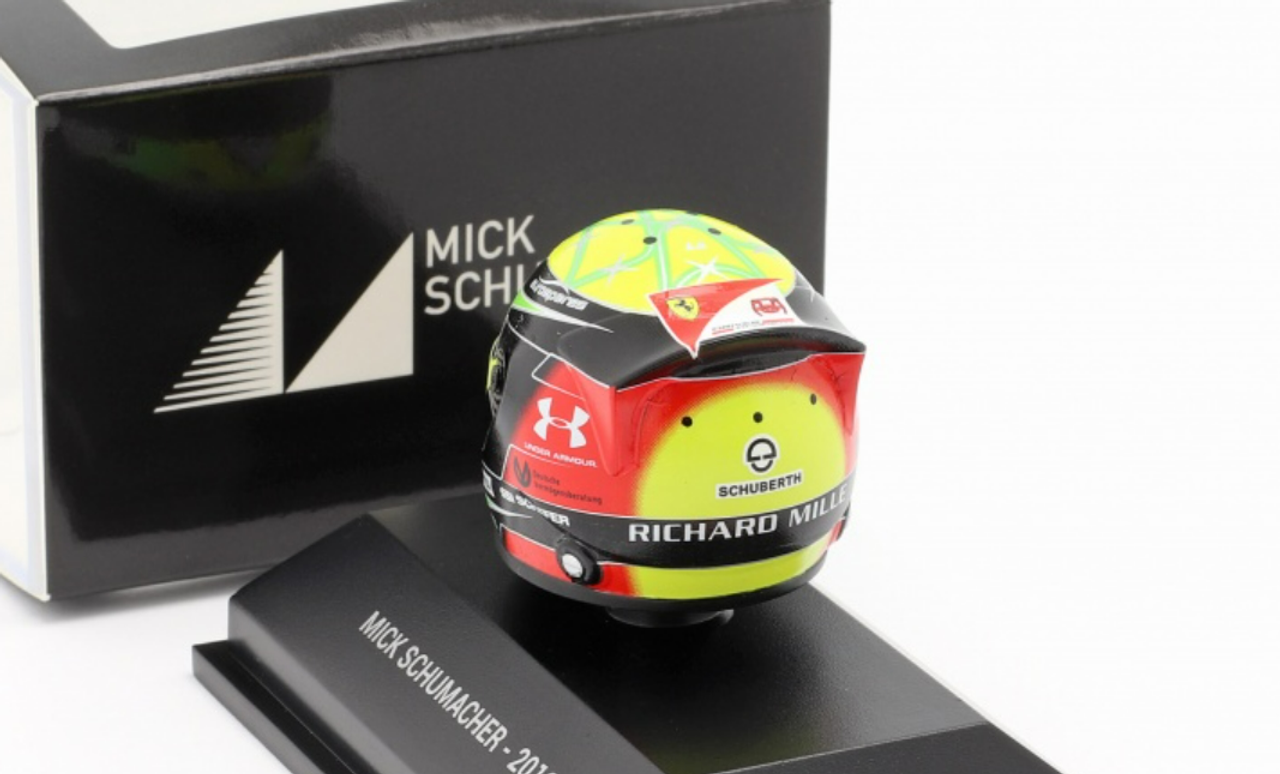 1/8 Schuberth 2019 Formula 2 Mick Schumacher Prema Racing #9 Formula 2 Helmet Model
