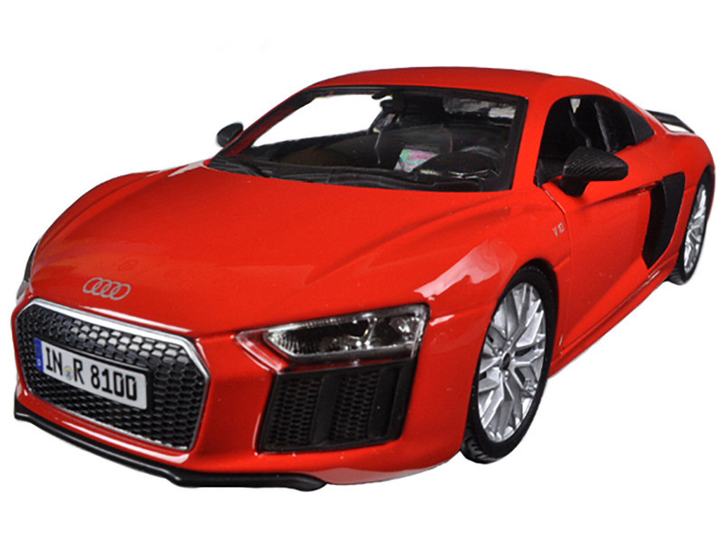 1/24 Audi R8 V10 Plus Red Special Edition Diecast Car Model