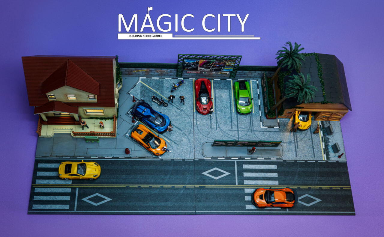1/64 Magic City Fast & Furious Diorama (cars & figures NOT included)
