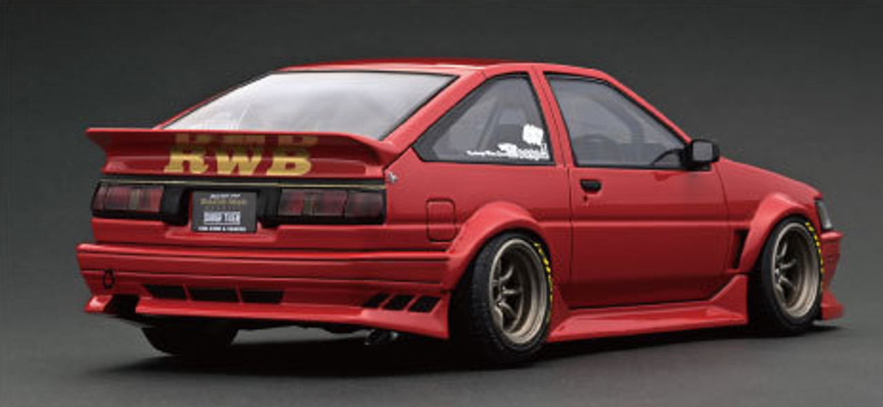 1/18 Ignition Modle Toyota RWB AE86 Red 