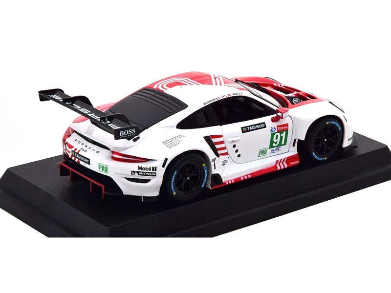 1/24 Bburago 2020 Porsche 911 RSR LM #91 Diecast Car Model