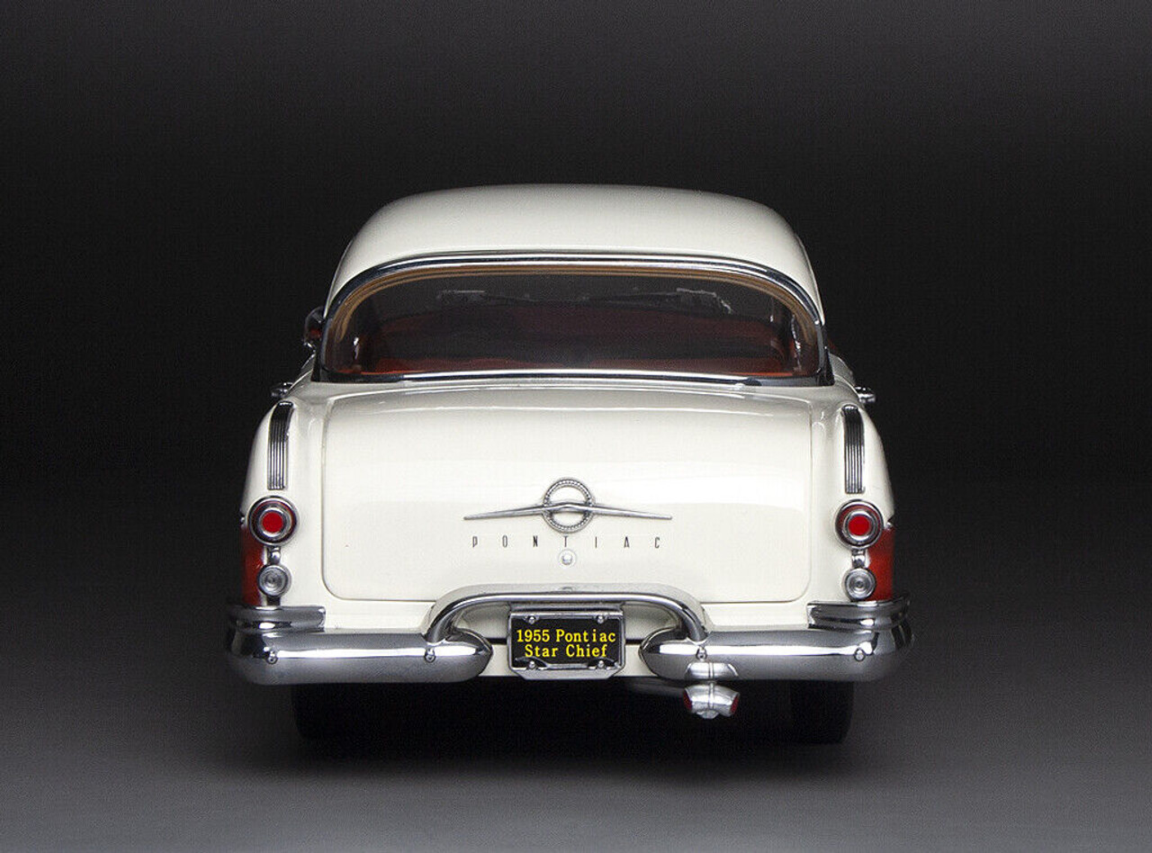 購入価格サンスター 1/18 5054# 1955 Pontiac Star Chief Closed Convertible Raven Black / Bolero Red T6 サンスター