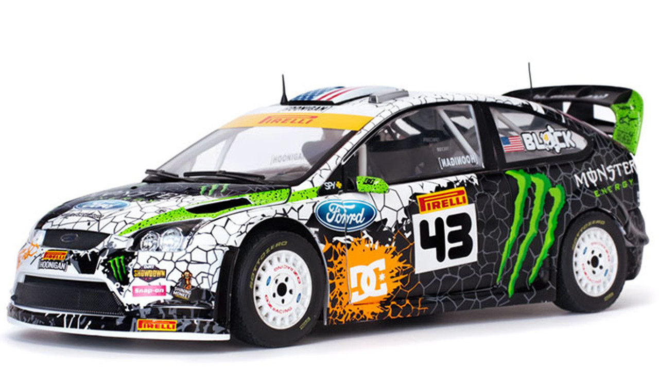 1/18 Sunstar 2012 Ford Focus RS #43 Ken Block Diecast Car Model