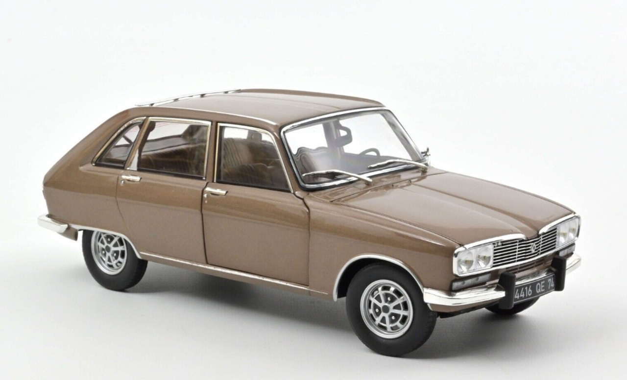 1/18 Norev 1974 Renault R16 TX (Brown Metallic) Diecast Car Model