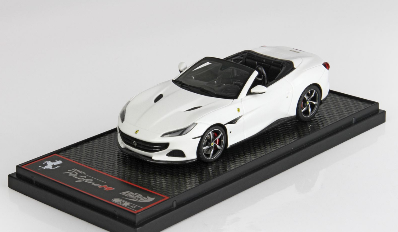 Modèle Réduit 1:43 BBR Ferrari 296 GTS Spider 2022 - Blanche (Bianco Cervino) BBRC268B2, Neuf