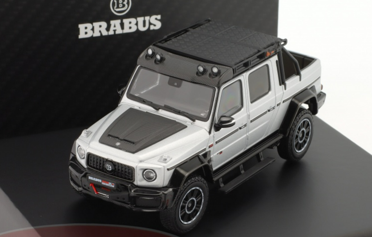 1/43 Almost Real 2020 Brabus G 800 Adventure XLP (Silver & Black) Car Model