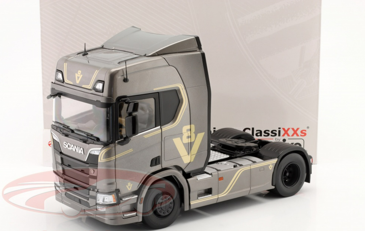 1/18 Premium Classixxs 2019 Scania R Series R500 SZM (Grey Metallic)  Diecast Car Model