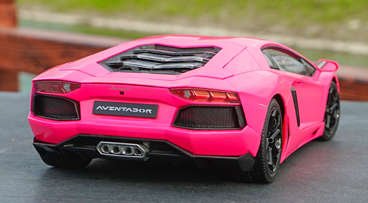 1/18 Welly FX Lamborghini Aventador LP700-4 (Pink) Diecast Car Model