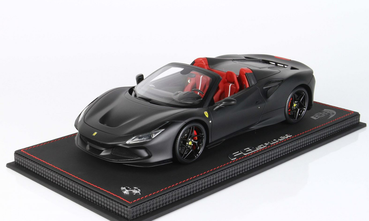 1/18 BBR Ferrari F8 Spider (Matte Black) Resin Car Model Limited 24 Pieces