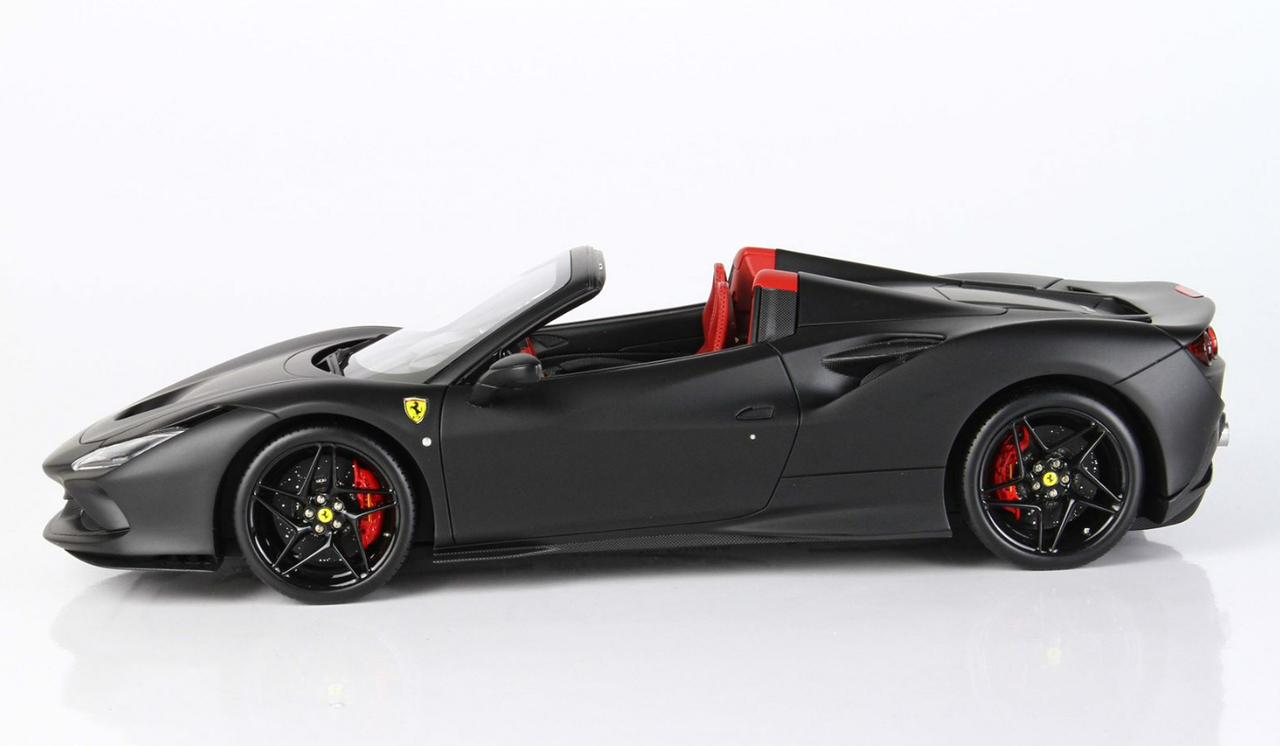 1/18 BBR Ferrari F8 Spider (Matte Black) Resin Car Model Limited 24 Pieces