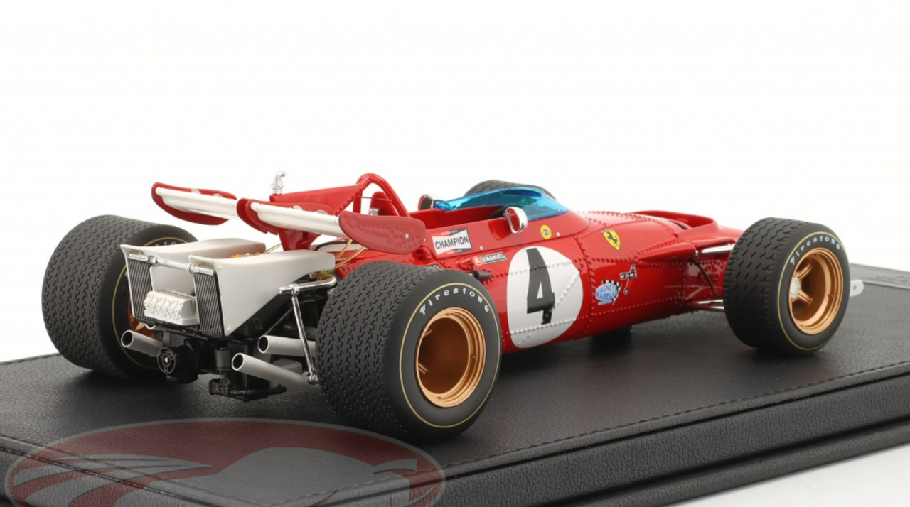 1/18 GP Replicas 1970 Formula 1 Clay Regazzoni Ferrari 312B #4 2nd Mexican GP Car Model