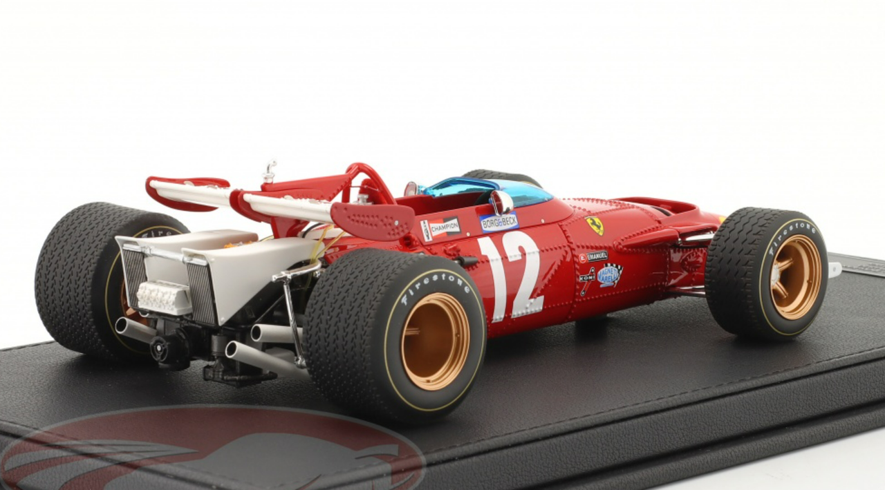 1/18 GP Replicas 1970 Formula 1 Jacky Ickx Ferrari 312B #12 Winner Austria GP Car Model