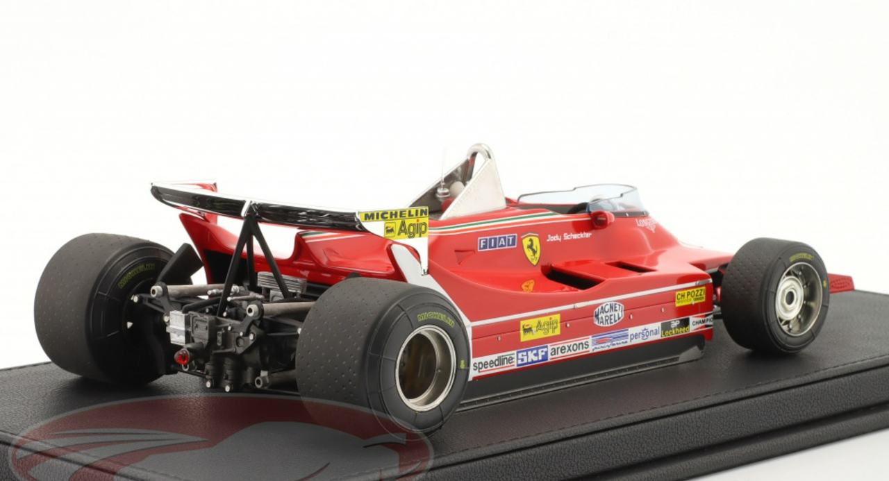 1/18 GP Replicas 1980 Formula 1 Jody Scheckter Ferrari 312T5 #1 Monaco GP Car Model