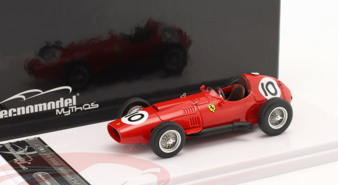 1/43 Tecnomodel 1957 Formula 1 Mike Hawthorn Ferrari 801 #10 3rd British GP Car Model