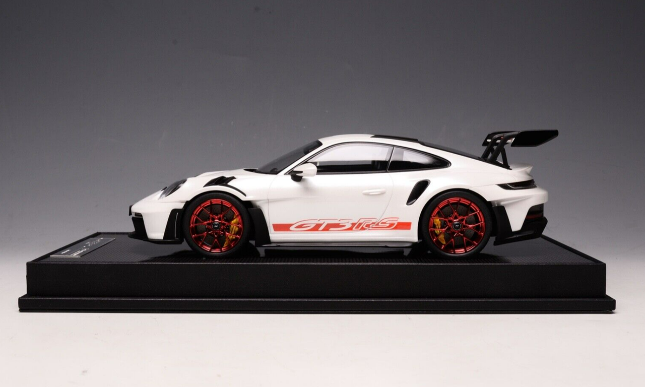 PRE-ORDER Porsche 911 (992) GT3 RS White w/ Pyro Red Accent