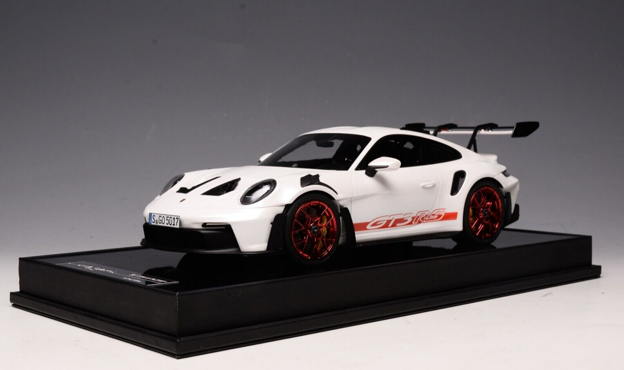 1/18 TP Timothy & Pierre Porsche 911 992 GT3 RS (White with Red Wheels ...