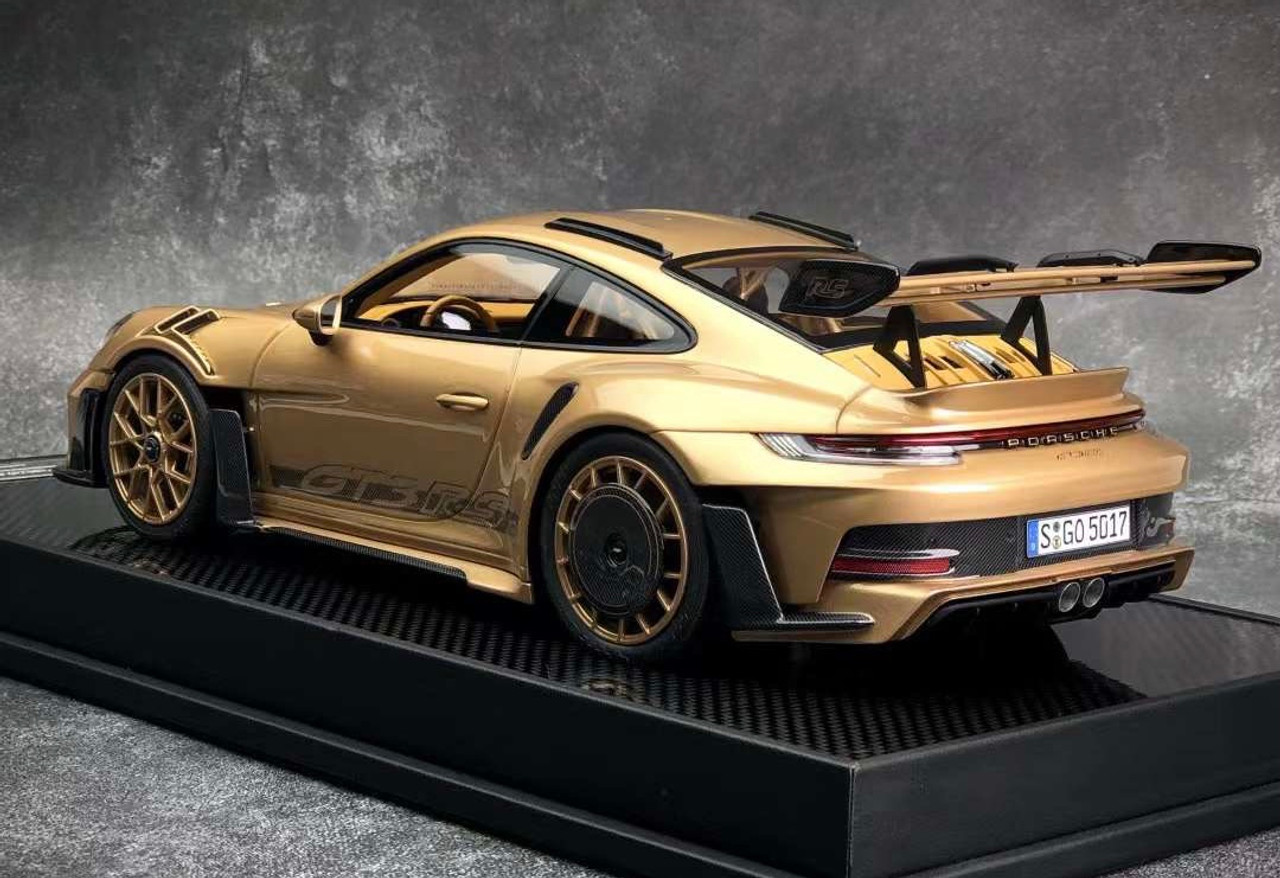 1/18 TP Timothy & Pierre Porsche 911 992 GT3 RS (Gold) Resin Car Model Limited 30 Pieces